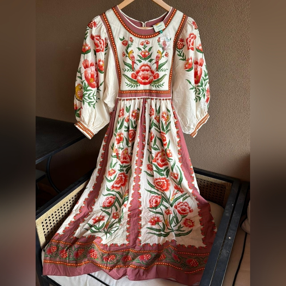 Farm Rio Ainika floral maxi dress - Picture 10 of 15